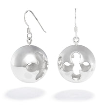 Load image into Gallery viewer, Cross Ball Earrings

