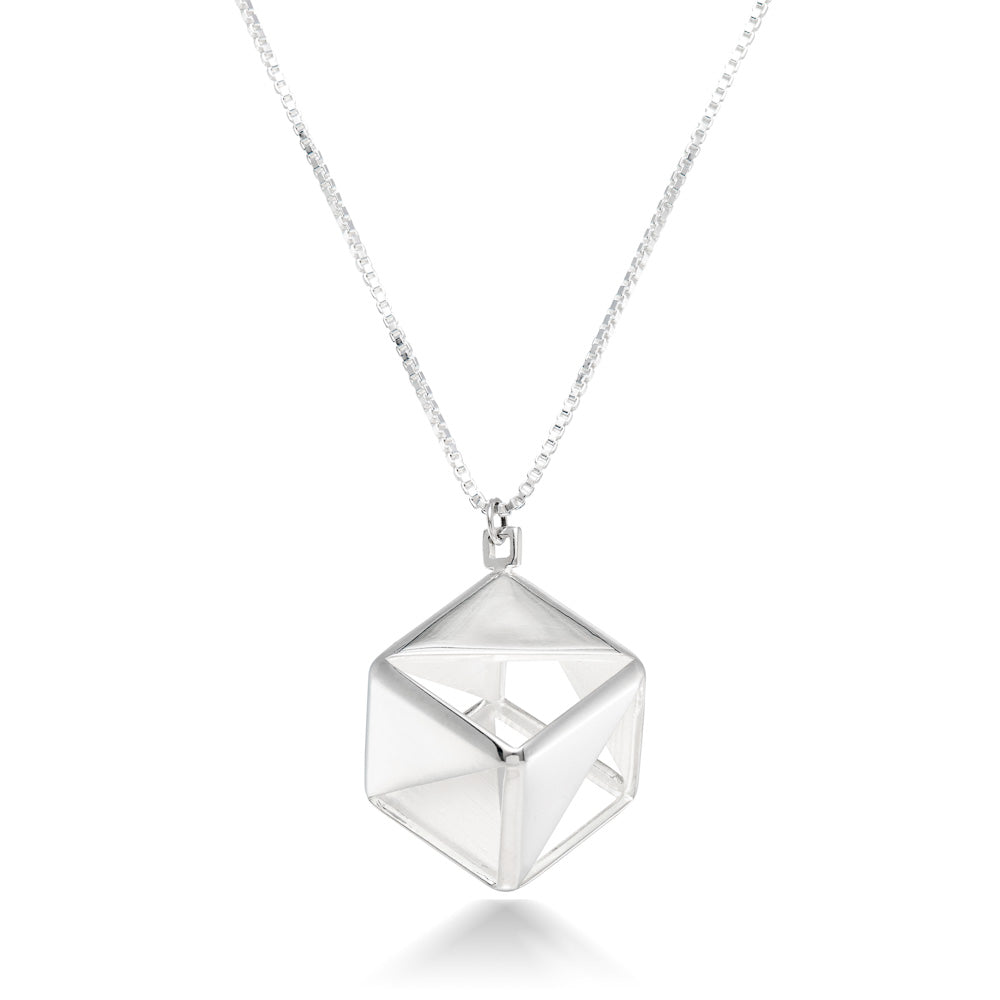 Illusion Cube Necklace